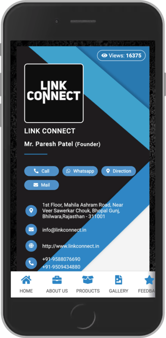 Linkconnect Digital business card template 1
