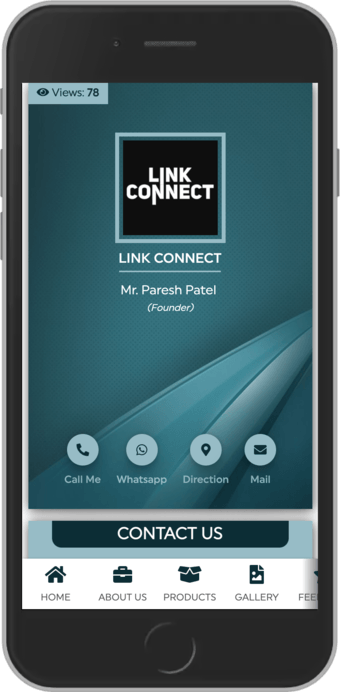 Linkconnect Digital business card template 11