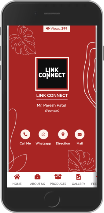 Linkconnect Digital business card template 12