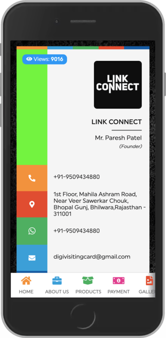 Linkconnect Digital business card template 3