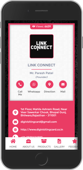Linkconnect Digital business card template 4