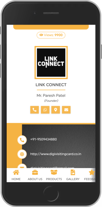 Linkconnect Digital business card template 6