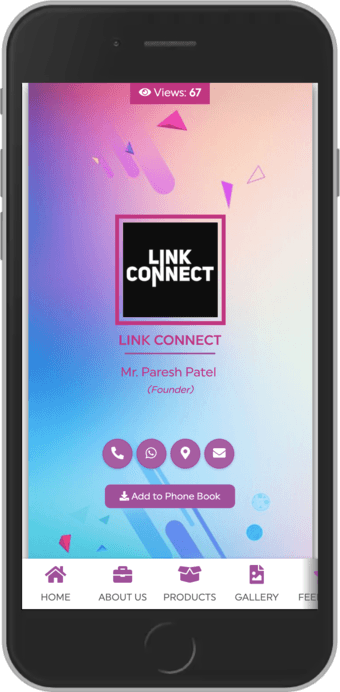 Linkconnect Digital business card template 9