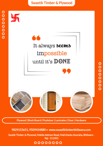 Poster With Cretive Branding Frame