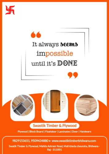 Poster With Cretive Branding Frame