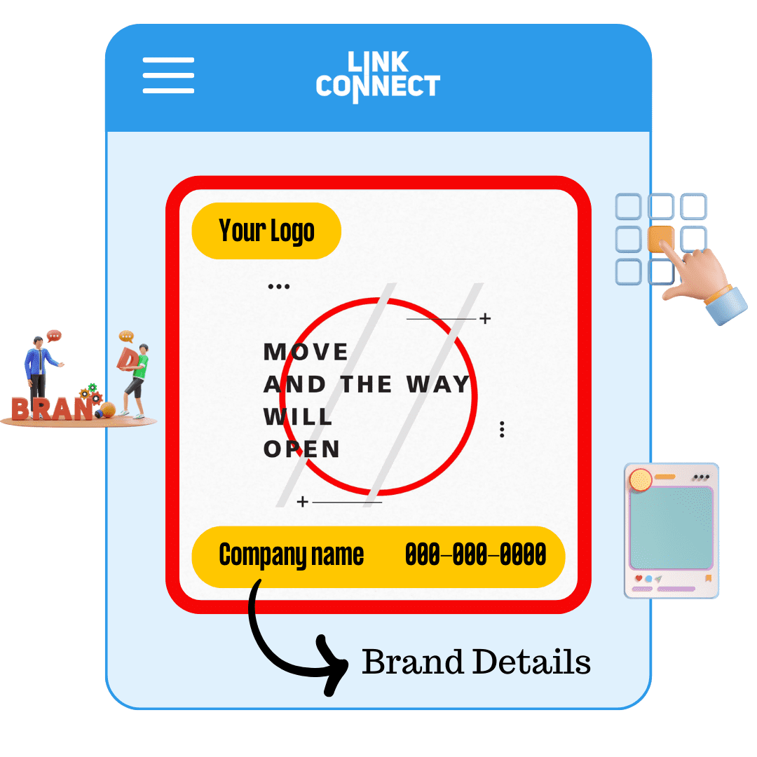 How it works - Step-2 - Select Brand Frame with logo and details