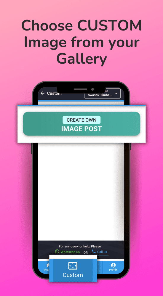 Linkconnect Poster Maker feature - Custom Designs