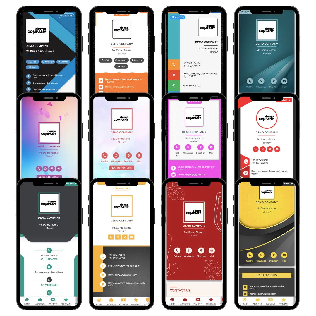 Digital Business Card Templates - LinkConnect