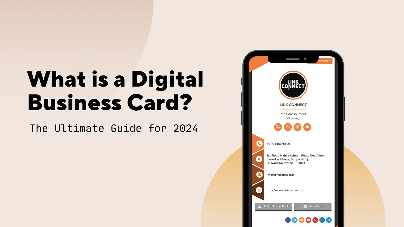 What is a Digital Business Card - LinkConnect