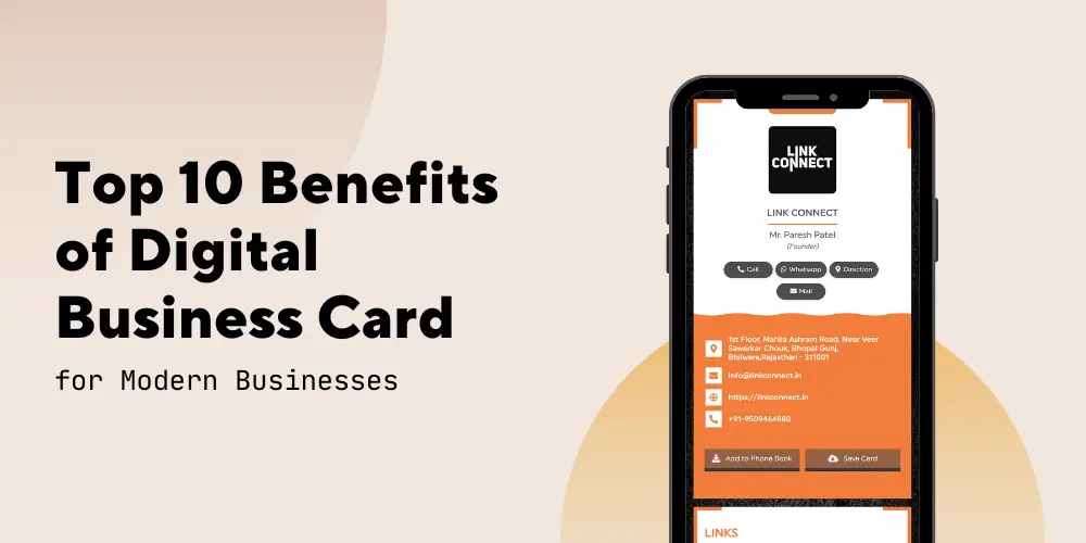 Top 10 Benefits of Digital Business Card - LinkConnect