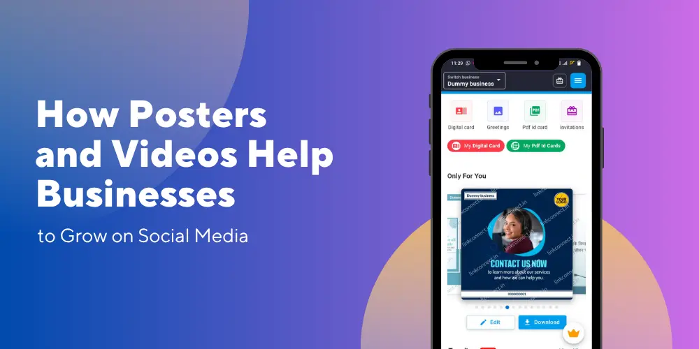 How Posters and Videos Grow Business Social Media - LinkConnect