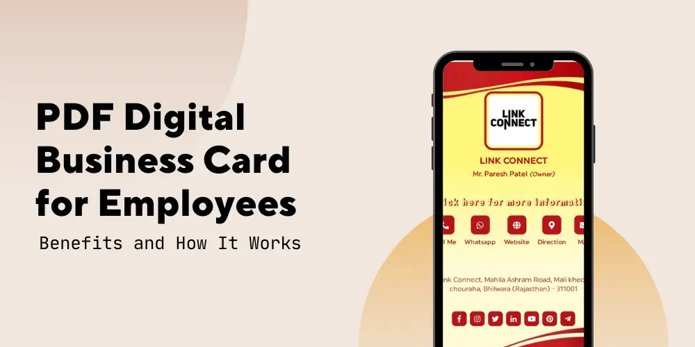 PDF Digital Business Card for Employees - LinkConnect