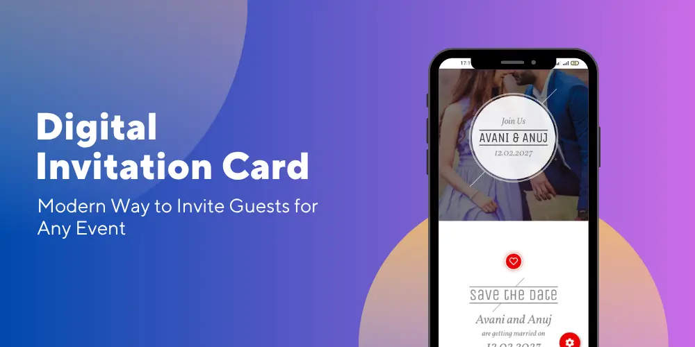 Digital Invitation Card Modern Way to Invite Guests - LinkConnect